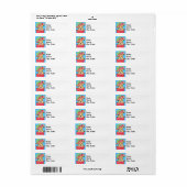 Happy Howlidays Franse Bulldog Etiket (Full Sheet)