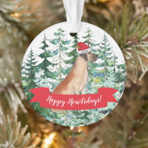 Happy Howlidays Great Dane Dog Kerstmis Ornament