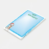 Happy Howlidays Great Dane Post-it® Notes (Schuin)