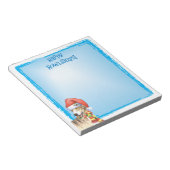 Happy Howlidays Greyhound Notitieblok (Schuin)