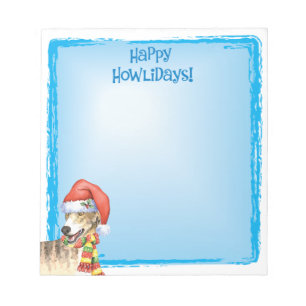 Happy Howlidays Greyhound Notitieblok
