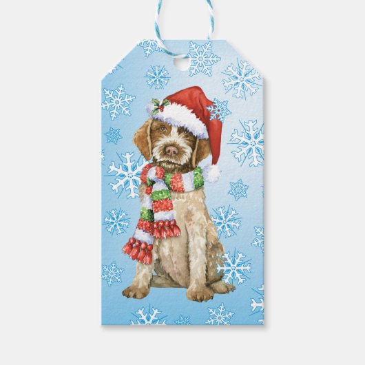 Happy Howlidays Griffon Cadeaulabel (Voorkant)