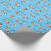 Happy Howlidays Griffon Cadeaupapier (Hoek)