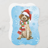 Happy Howlidays Griffon Feestdagenkaart (Voorkant / Achterkant)