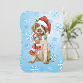 Happy Howlidays Griffon Feestdagenkaart (Staand voorkant)