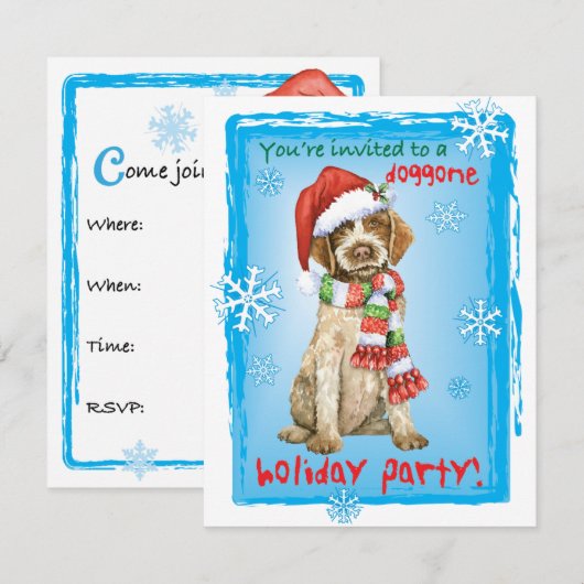 Happy Howlidays Griffon Kaart (Voorkant / Achterkant)