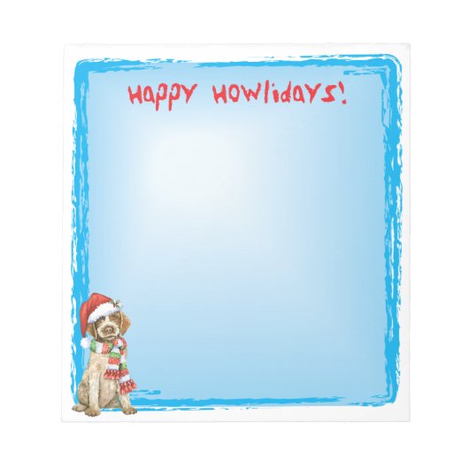 Happy Howlidays Griffon Notitieblok (Voorkant)
