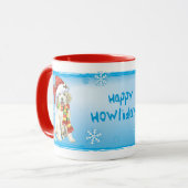 Happy Howlidays Grote Pyreneeën Mok (Voorkant links)