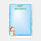 Happy Howlidays Grote Pyreneeën Post-it® Notes (Voorkant)