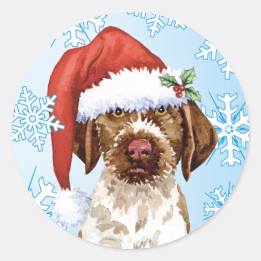 Happy Howlidays GWP Classic Round Sticker (Voorkant)