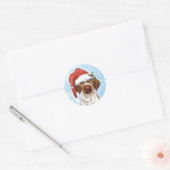 Happy Howlidays GWP Classic Round Sticker (Envelop)