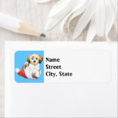 Happy Howlidays Havanese Etiket (Insitu)