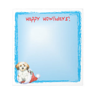 Happy Howlidays Havanese Notitieblok