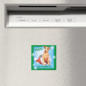 Happy Howlidays Irish Terrier Magnet (Insitu (Vaatwasser))