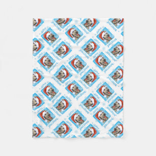 Happy Howlidays Irish Wolfhound Fleece Deken