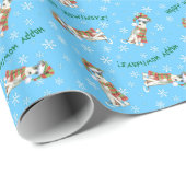 Happy Howlidays Italiaans Greyhound Cadeaupapier (Rol Hoek)
