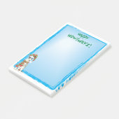 Happy Howlidays Italiaans Greyhound Post-it® Notes (Schuin)