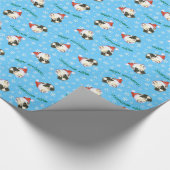 Happy Howlidays Japanse Chin Cadeaupapier (Hoek)