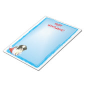 Happy Howlidays Japanse Chin Notitieblok (Schuin)