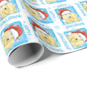 Happy Howlidays Komondor Cadeaupapier (Rol Hoek)