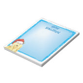 Happy Howlidays Komondor Notitieblok (Linkerzijde)