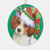 Happy Howlidays Kooikerhondje Keramisch Ornament (Links)