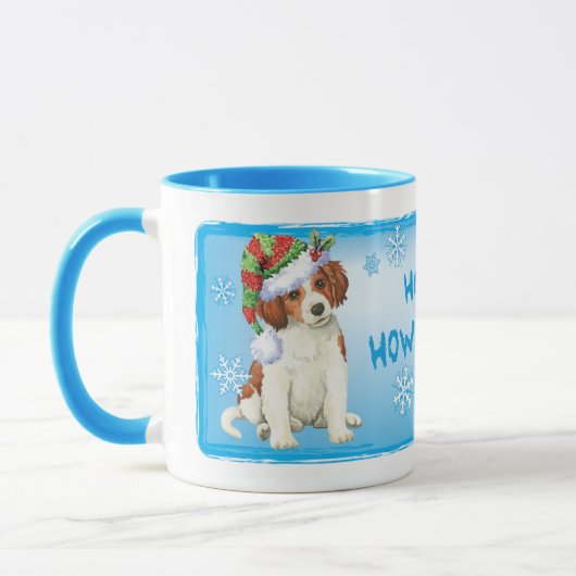 Happy Howlidays Kooikerhondje Mok (Links)