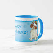 Happy Howlidays Kooikerhondje Mok (Voorkant rechts)