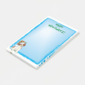 Happy Howlidays Kooikerhondje Post-it® Notes (Schuin)