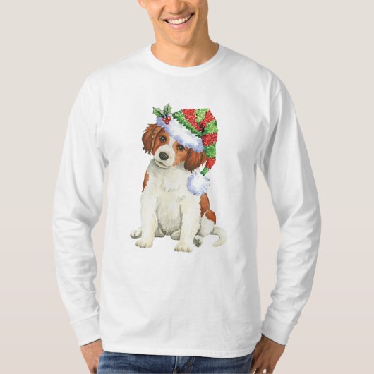 Happy Howlidays Kooikerhondje T-shirt (Voorkant)