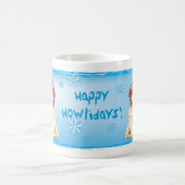 Happy Howlidays Lagotto Romagnolo Coffee Mok (Center)