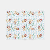 Happy Howlidays Lagotto Romagnolo Fleece Blanket (Voorkant (Horizontaal))