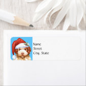 Happy Howlidays Lagotto Romagnolo Label (Insitu)