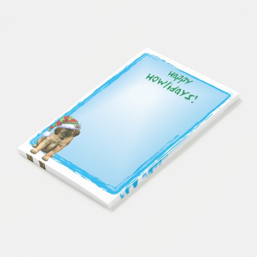 Happy Howlidays Leonberger Post-it® Notes (Schuin)