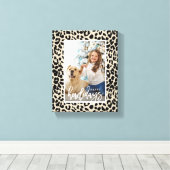 Happy Howlidays Leopard Print Foto (Insitu (Houten vloer))