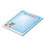 Happy Howlidays Long Coat Chihuahua Notitieblok (Linkerzijde)