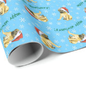 Happy Howlidays Mastiff Cadeaupapier (Rol Hoek)