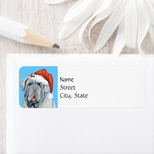 Happy Howlidays Mastino Label (Insitu)