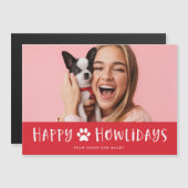 Happy Howlidays met foto | Funny Dog Kerstmis (Voorkant / Achterkant)