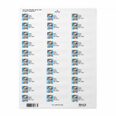 Happy Howlidays Miniature Schnauzer Etiket (Full Sheet)