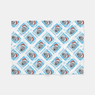 Happy Howlidays Neapolitan Mastiff Fleece Blanket Deken
