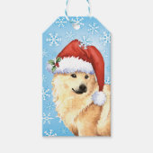 Happy Howlidays Noors Buhund Cadeaulabel (Voorkant)