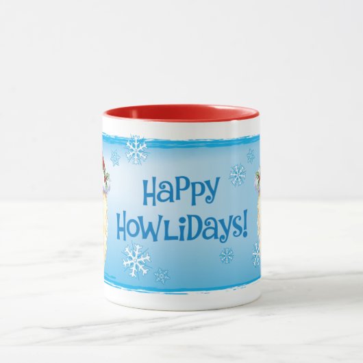 Happy Howlidays Noors Buhund Mok (Midden)