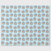 Happy Howlidays Norfolk Terrier Cadeaupapier (Vlak)