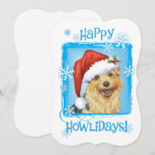 Happy Howlidays Norfolk Terrier Feestdagenkaart (Voorkant / Achterkant)