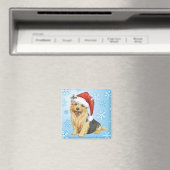 Happy Howlidays Norfolk Terrier Magneet (Insitu (Vaatwasser))
