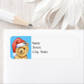 Happy Howlidays Norwich Terrier Etiket (Insitu)