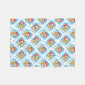 Happy Howlidays Norwich Terrier Fleece Blanket Deken (Voorkant (Horizontaal))