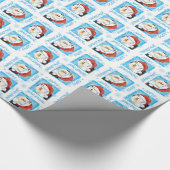 Happy Howlidays Old English Sheepdog Cadeaupapier (Hoek)