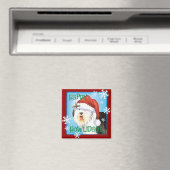 Happy Howlidays Old English Sheepdog Magneet (Insitu (Vaatwasser))